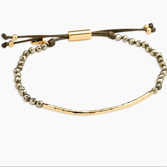 gorjana Power Gemstone Bracelet (pyrite)